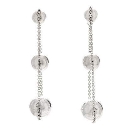 Tiffany Sterling Silver HardWear Triple Drop Earrings 1 of 4