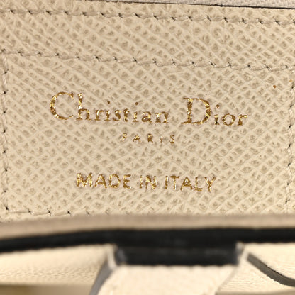 Christian Dior Grained Calfskin Saddle Bag With Strap Latte 6 of 15