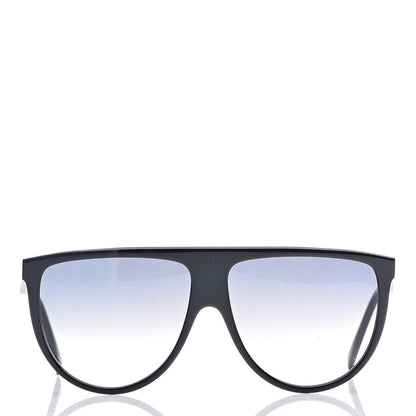 Celine Flat Top Shield Sunglasses CL 40006IN Black 2 of 7