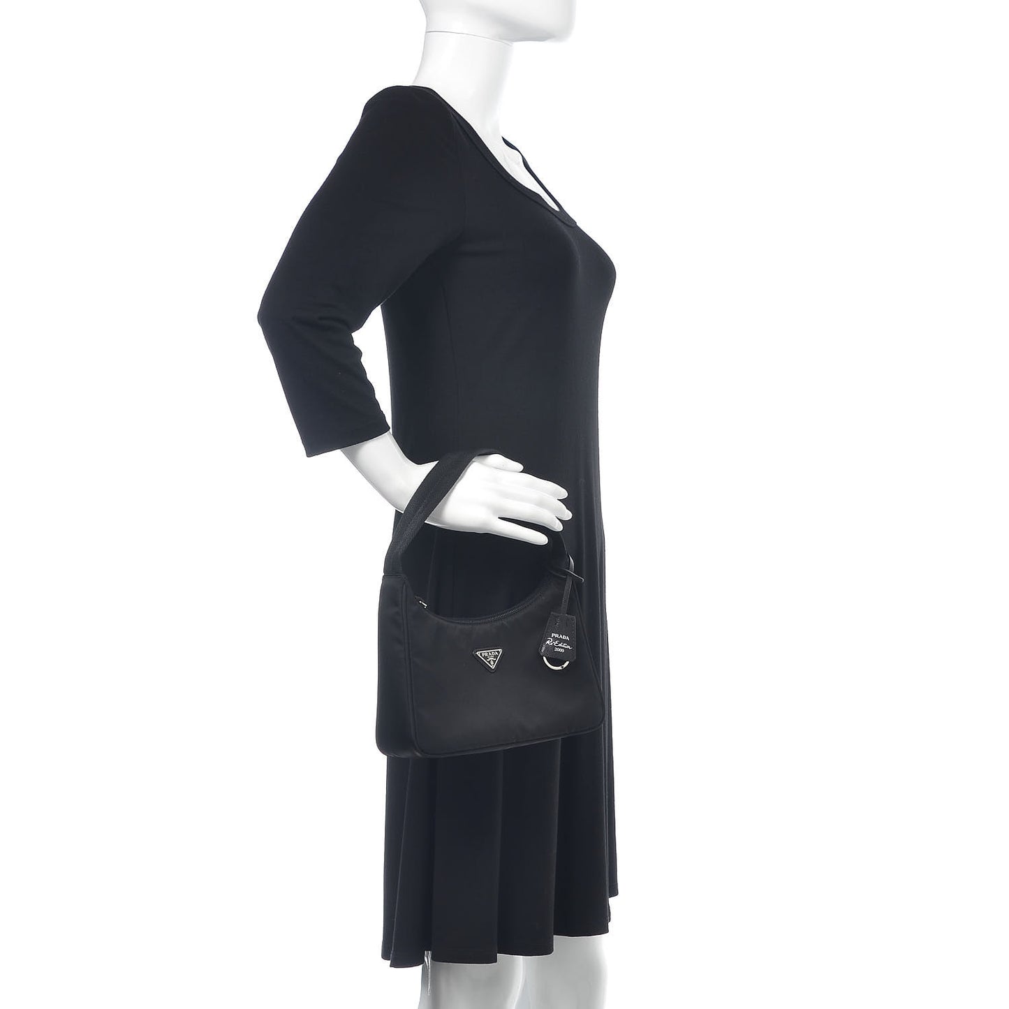 Tessuto Nylon Mini Re-Edition 2000 Bag Black