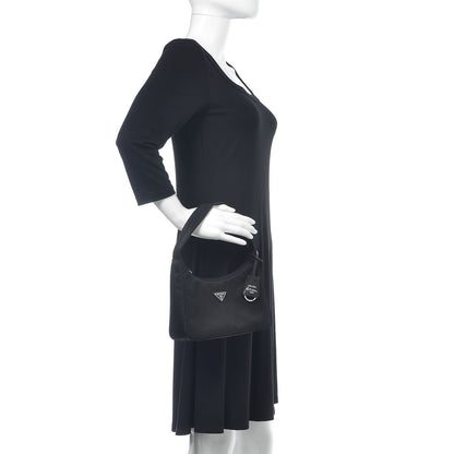 Prada Tessuto Nylon Mini Re-Edition 2000 Bag Black 2 of 11