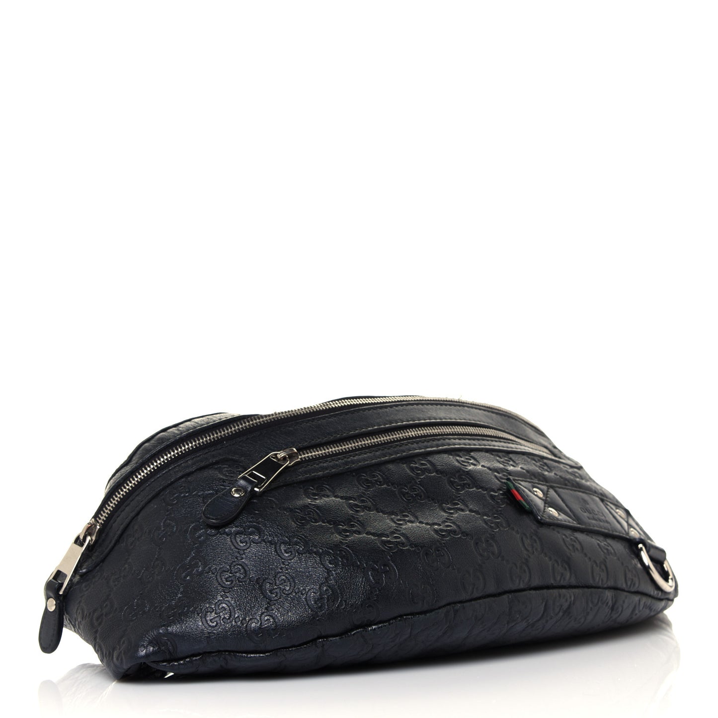 Guccissima Web Belt Bag Black