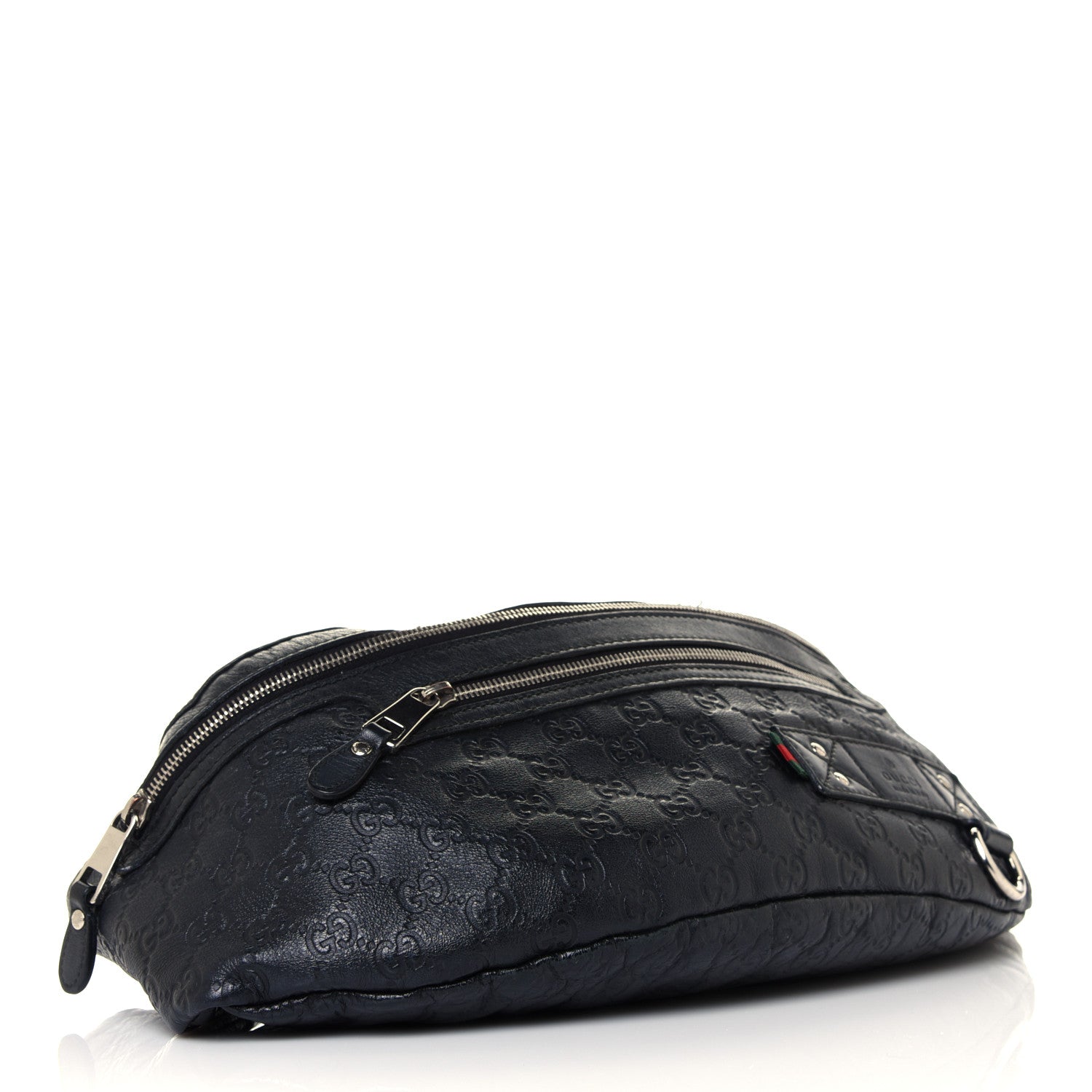 Gucci Guccissima Web Belt Bag Black 4 of 12