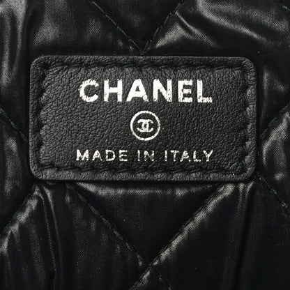 Chanel Caviar Studded Medium Deauville Pouch Black 6 of 10