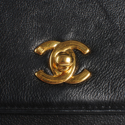 Chanel Calfskin CC Shoulder Bag Black 5 of 10