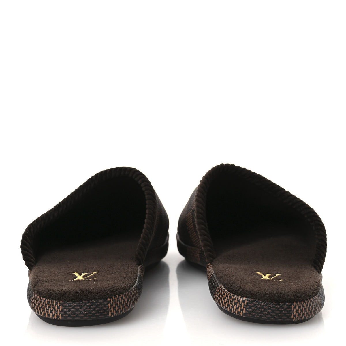 Louis Vuitton Damier Ebene Palace Slippers 8 Mocha 6 of 10