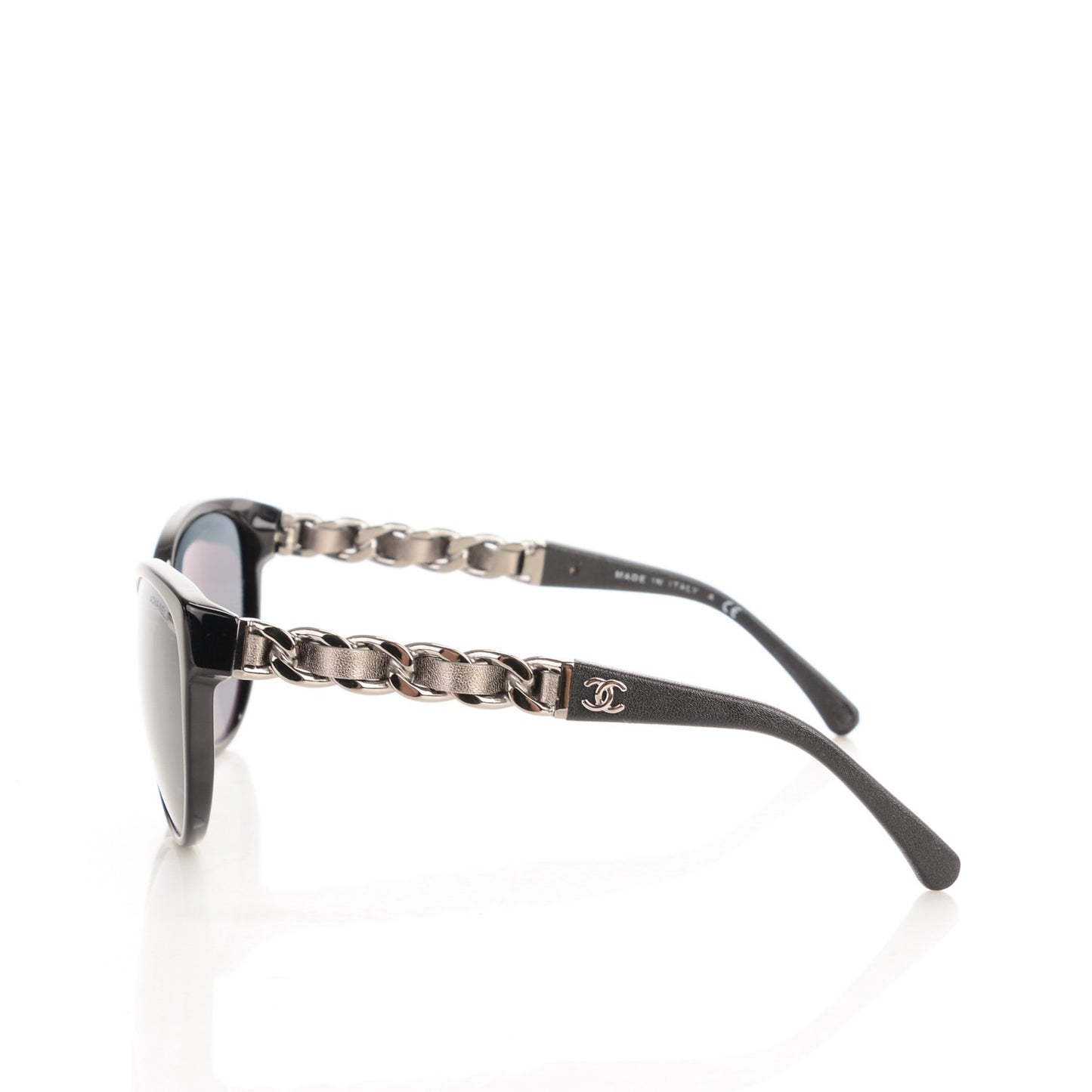 CC Chain Sunglasses 5215Q Black