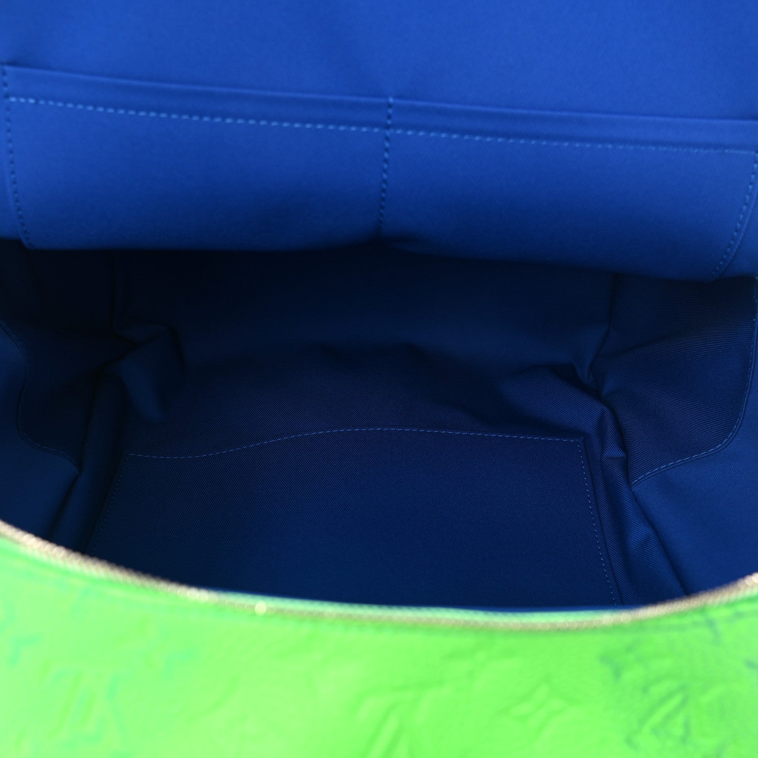 Louis Vuitton Taurillon Illusion Multipockets Backpack Bleu Vert 5 of 8