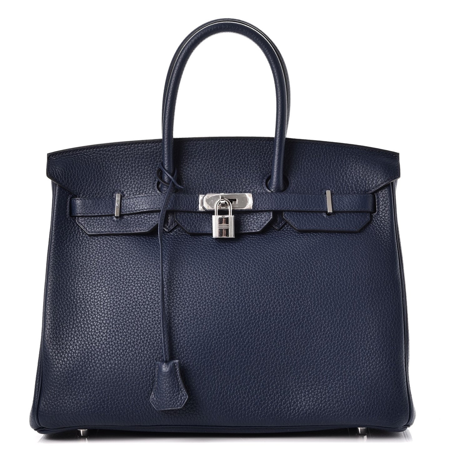 Taurillon Clemence Birkin 35 Bleu Saphir