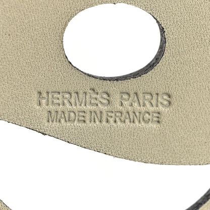 Hermes Box Paddock Cheval Horse Bag Charm Gris Tourterelle 3 of 3