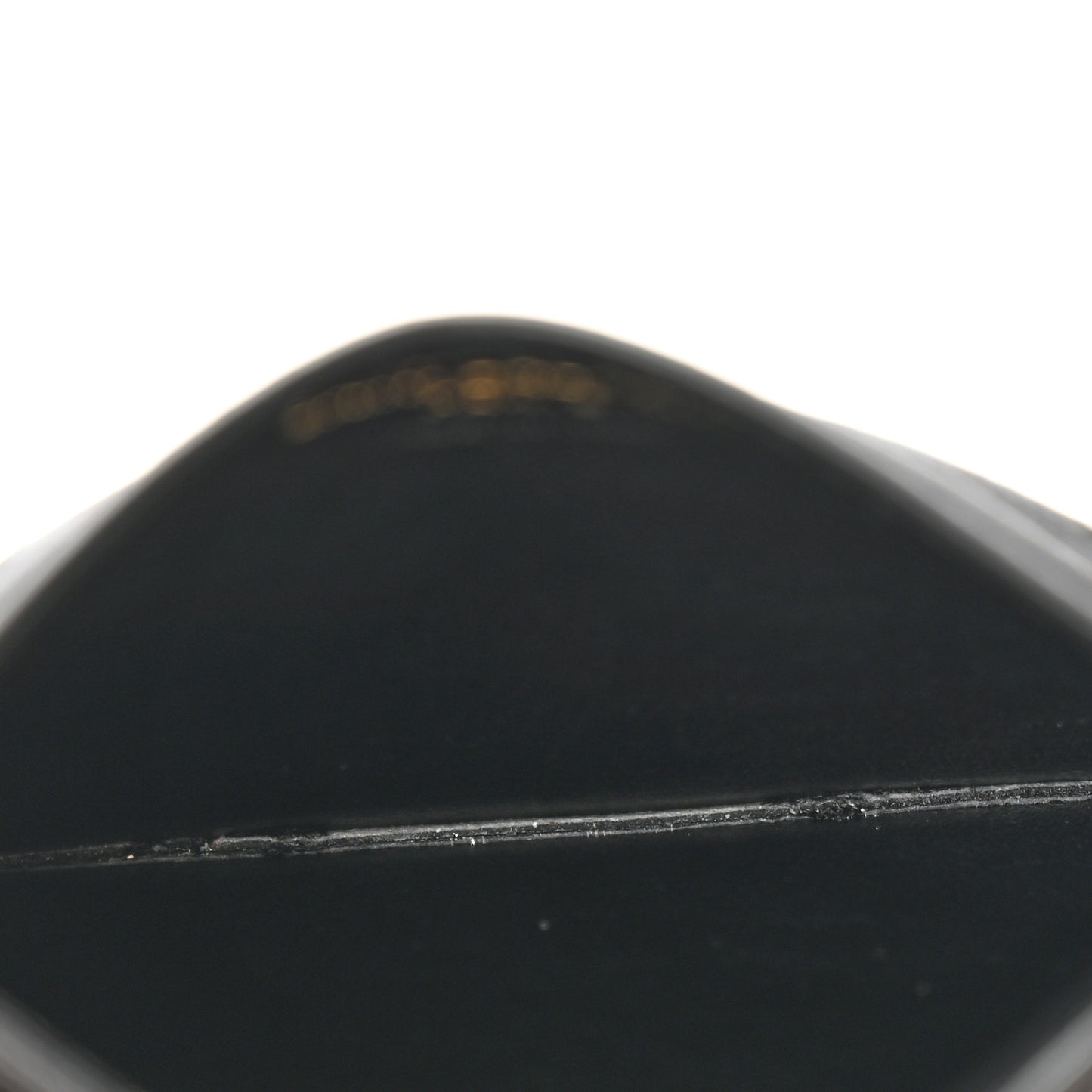 Grain De Poudre Matelasse Chevron Monogram Credit Card Case Black