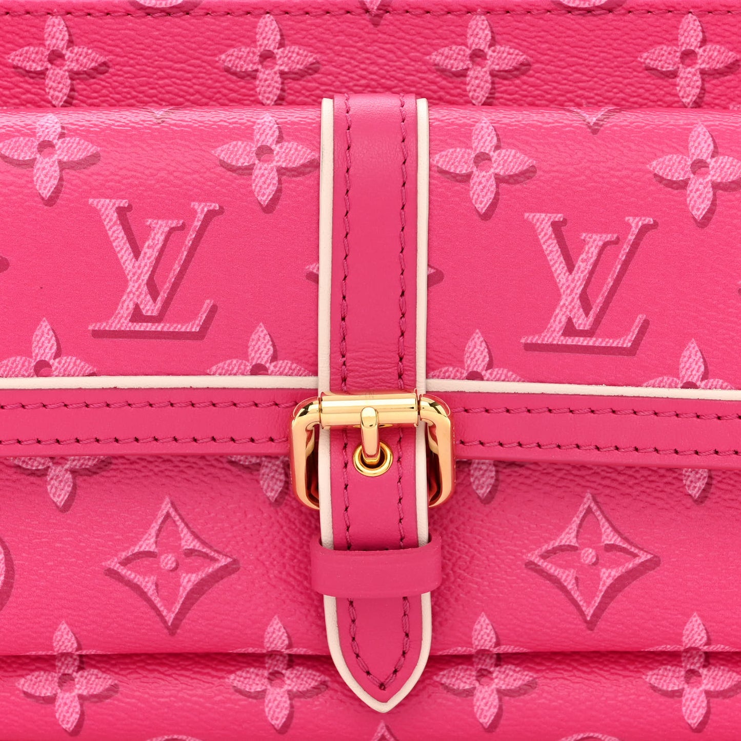 Monogram Fall For You Maxi Multi Pochette Accessories Fuchsia