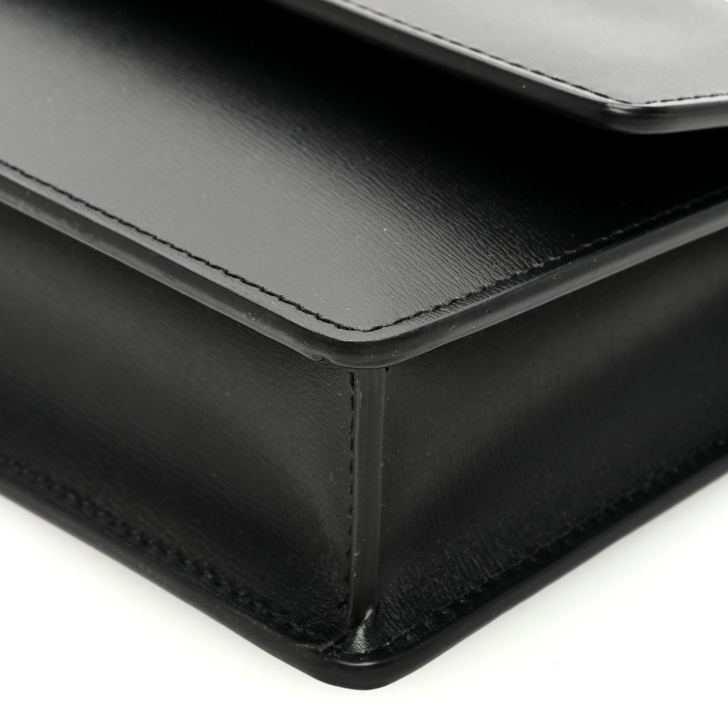 Calfskin Jitney 1.0 Shoulder Bag Black