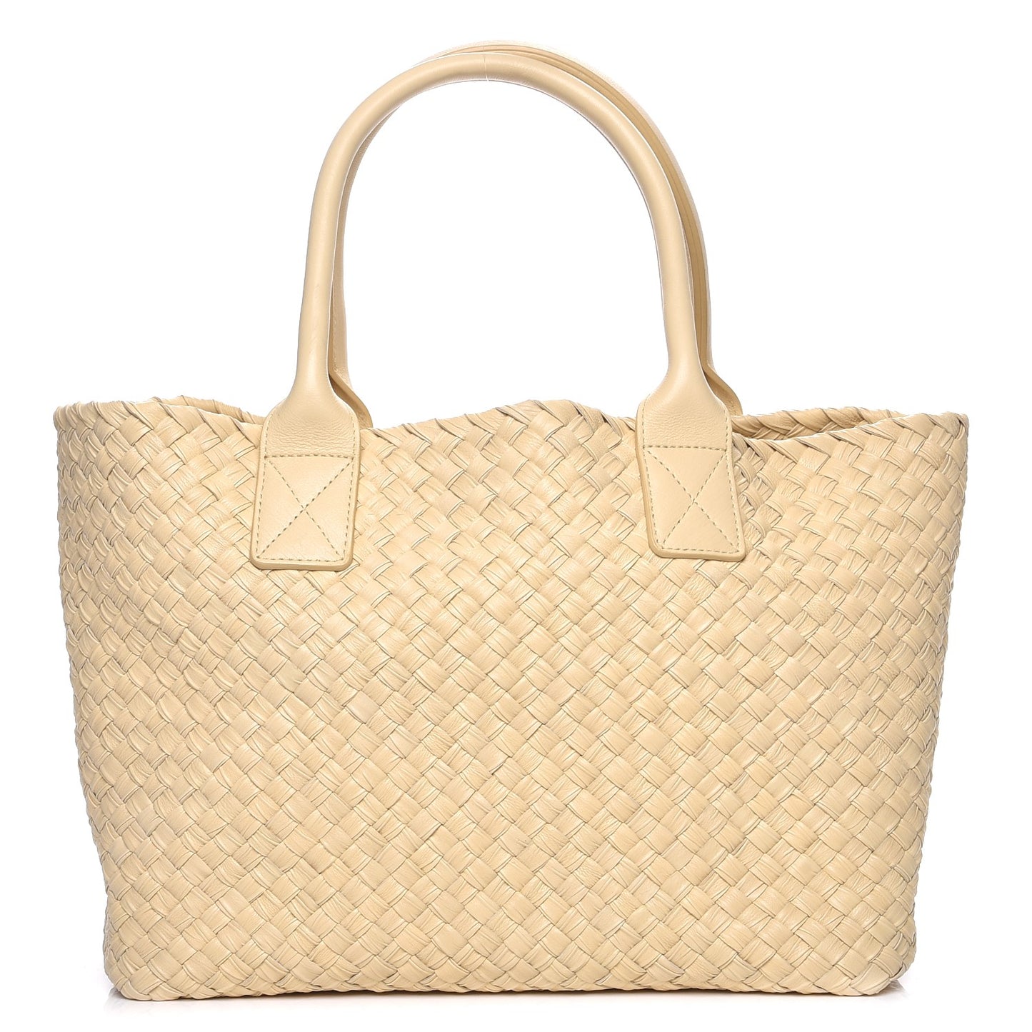 Nappa Intrecciato Small Cabat Paille