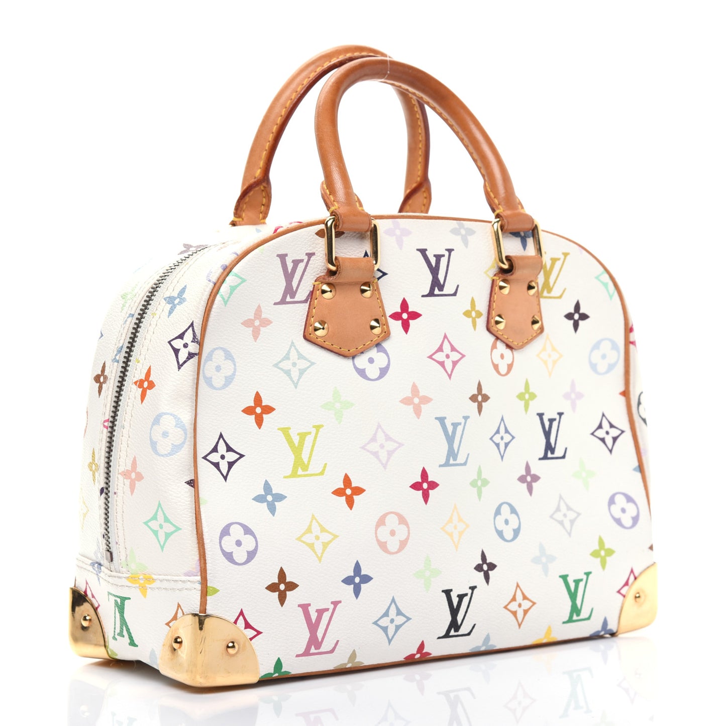 Monogram Multicolor Trouville White
