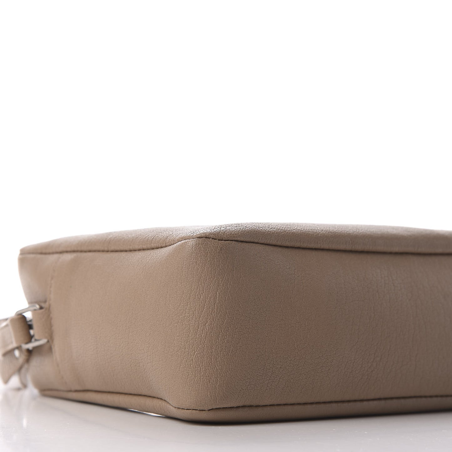 Lambskin Monogram Small Lou Camera Bag Dark Beige