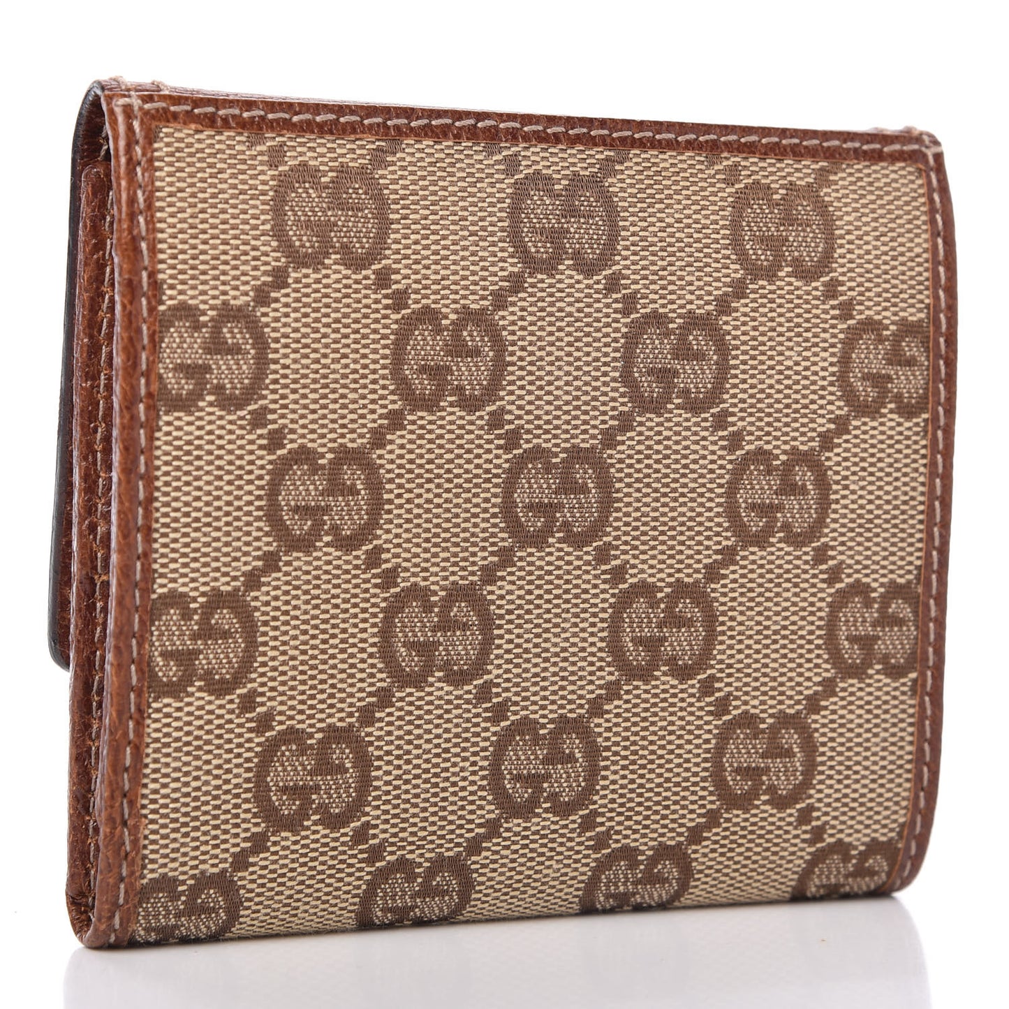 Monogram Bamboo French Wallet Brown