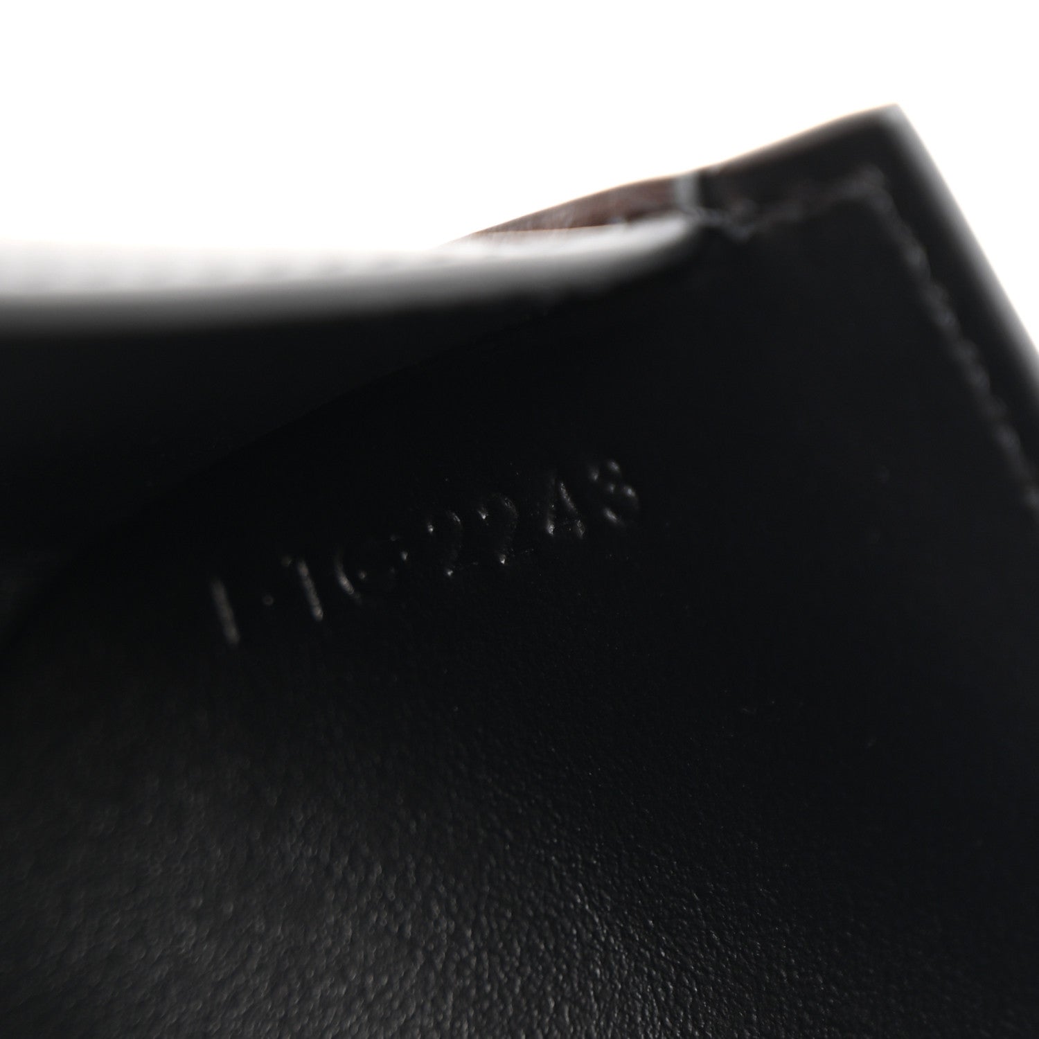 Celine Shiny Smooth Lambskin Small Triomphe Wallet Black 8 of 9