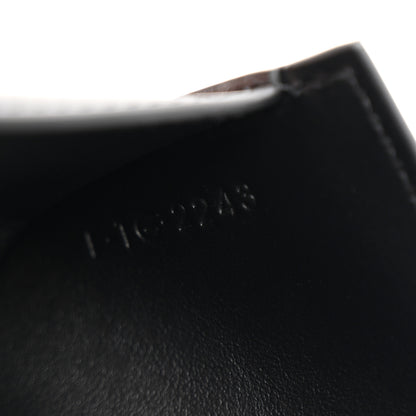 Celine Shiny Smooth Lambskin Small Triomphe Wallet Black 8 of 9