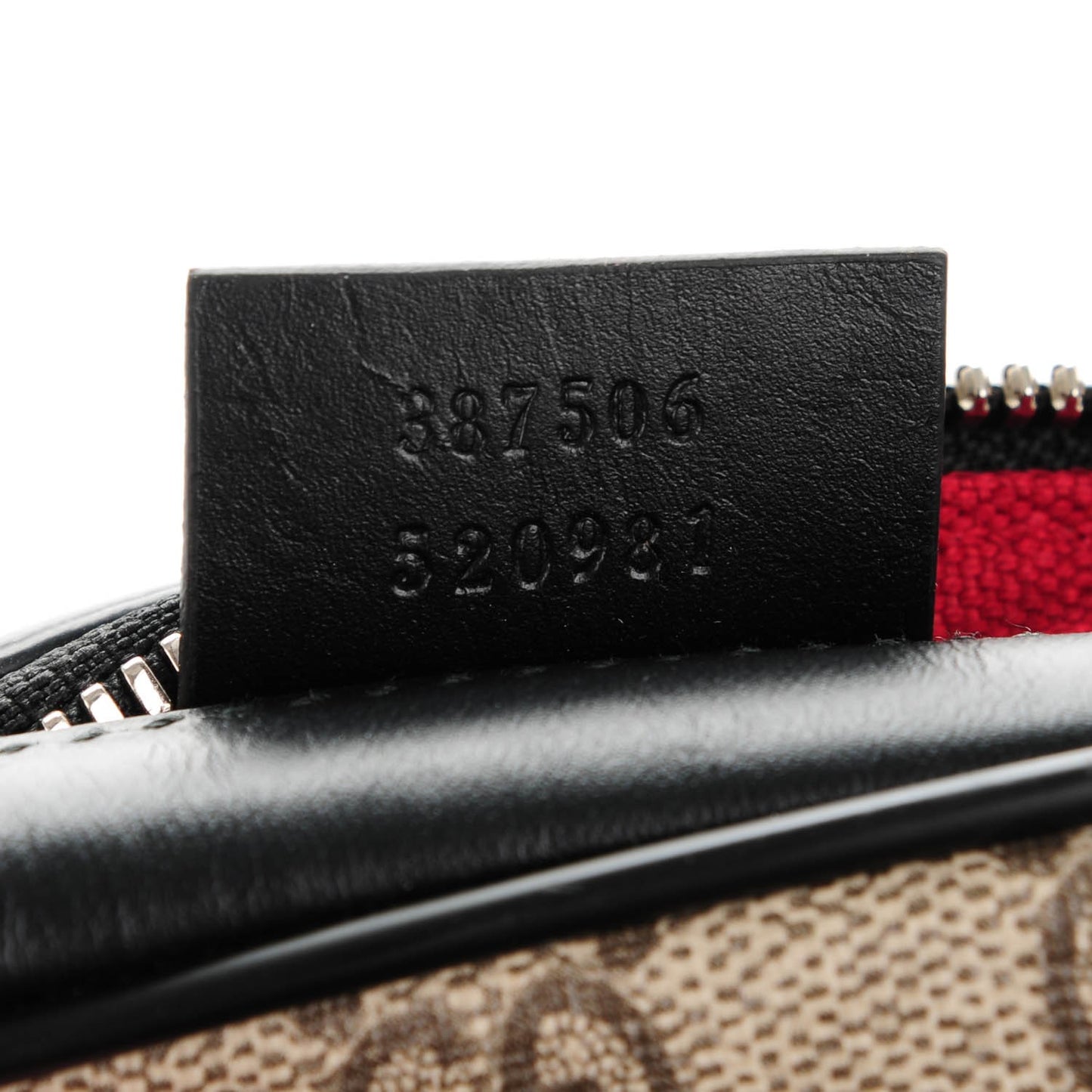 GG Supreme Monogram Web Small Shoulder Bag Black