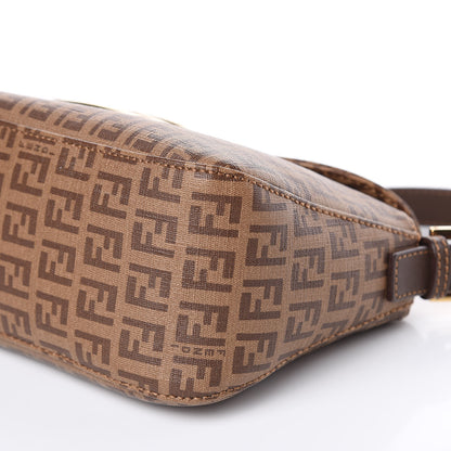 Fendi Zucchino Spalmati Vitello Forever Baguette Nocciola Castagna 9 of 9