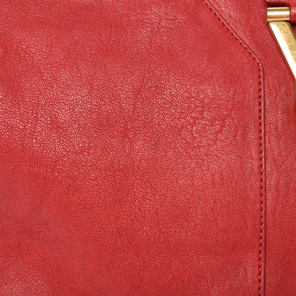 Saint Laurent Sheepskin Medium Cabas ChYc Rouge Orient 10 of 23