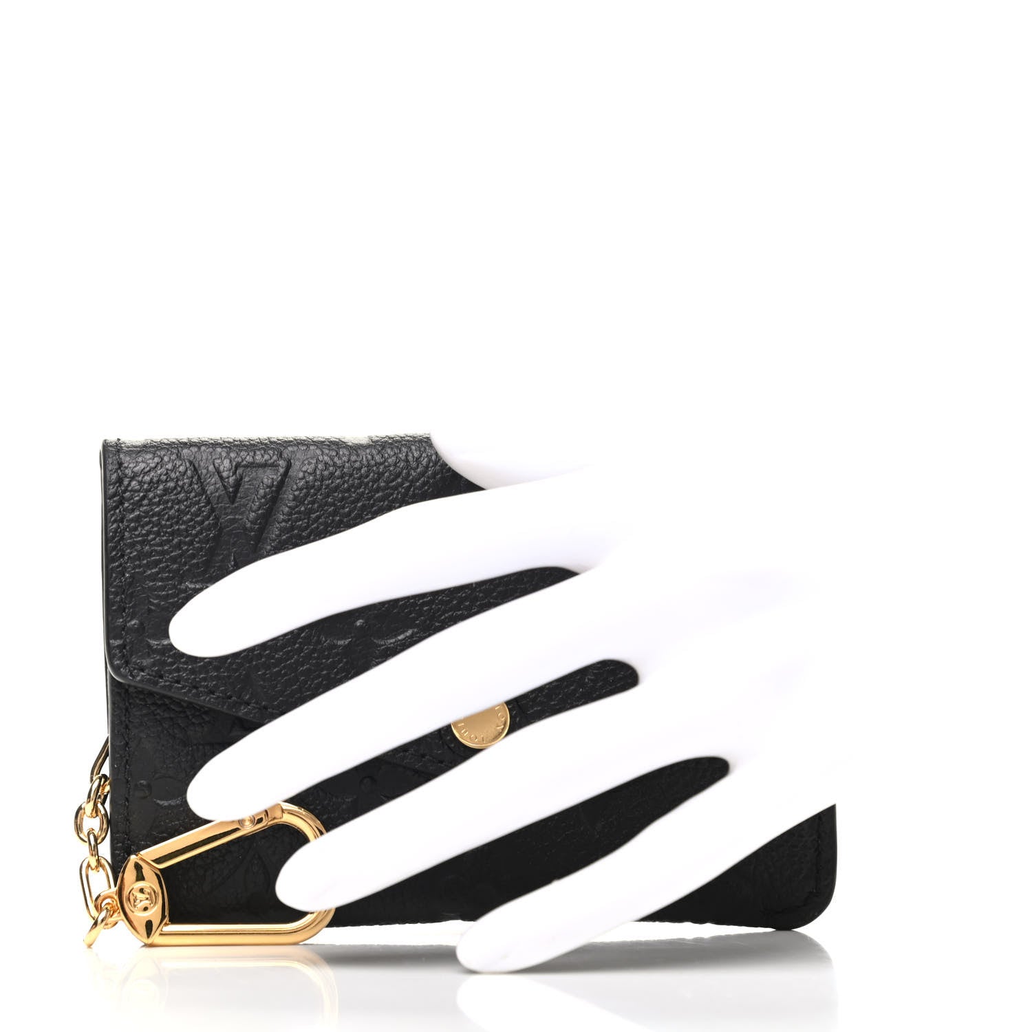 Louis Vuitton Empreinte Key Pouch Black 2 of 7