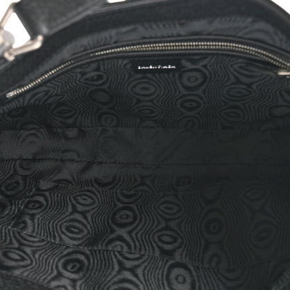 Gucci X BALENCIAGA Supreme Monogram Calfskin Web Medium Jackie 1961 Hobo Black 5 of 10