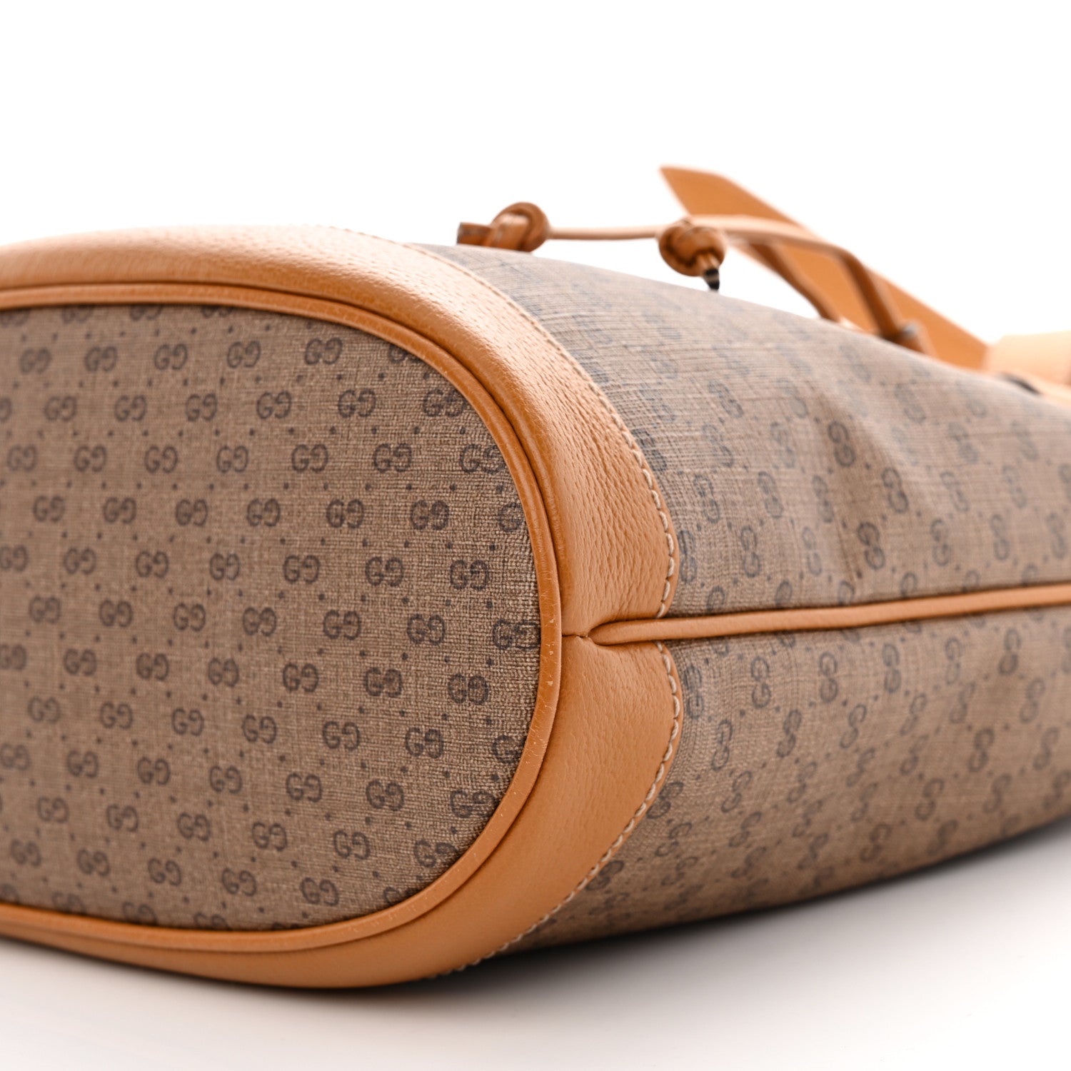 Gucci X DISNEY Mini Vintage GG Supreme Monogram Bucket Bag Beige Vintage Sun Oil 10 of 10