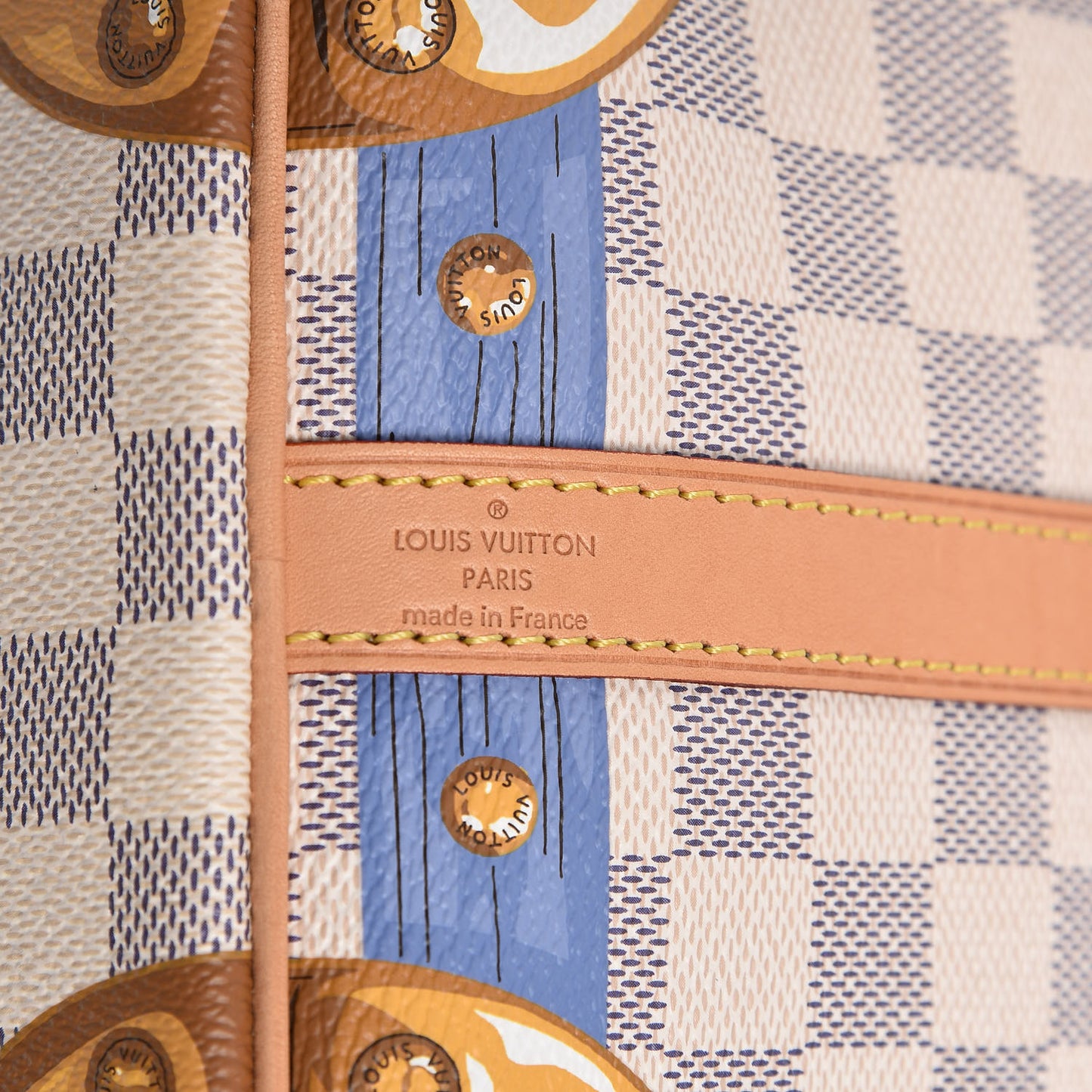 Damier Azur Summer Trunks Speedy Bandouliere 30