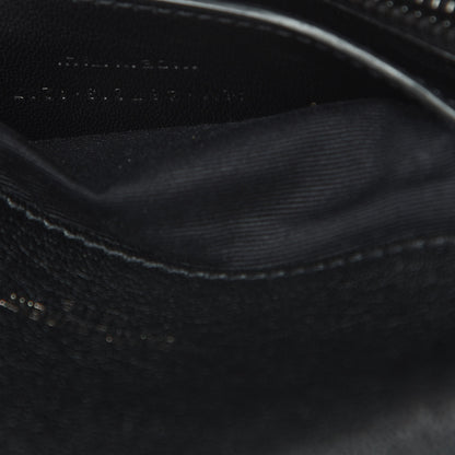 Saint Laurent Sheepskin Matelasse Chevron Monogram Medium College Bag Black 7 of 15