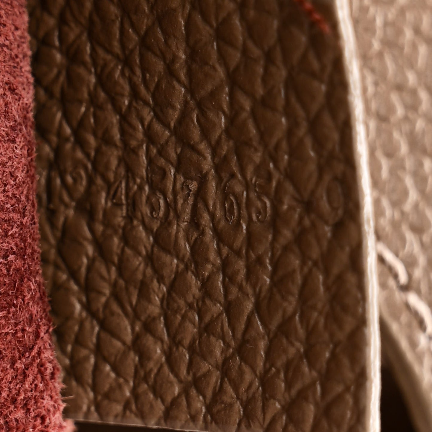 Grained Calfskin Marcie Hobo Tote Dark Nut