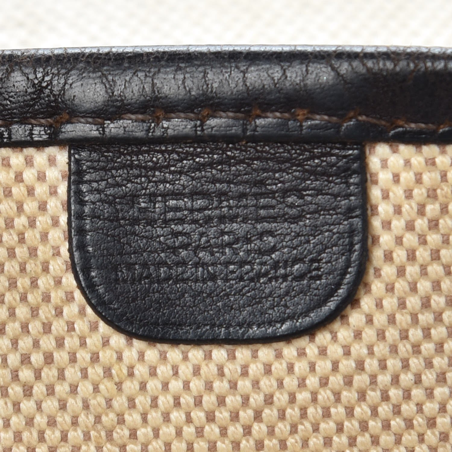 Hermes Toile Natural Barenia Evelyne GM Ebene 7 of 12