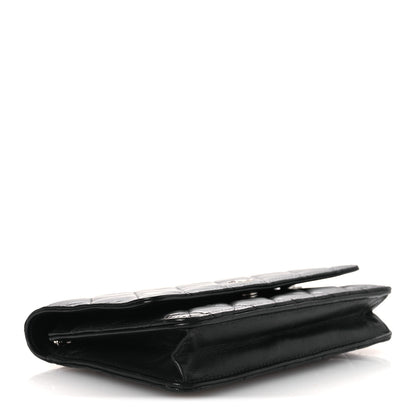 Chanel Lambskin Quilted Wallet On Chain WOC Black 4 of 14