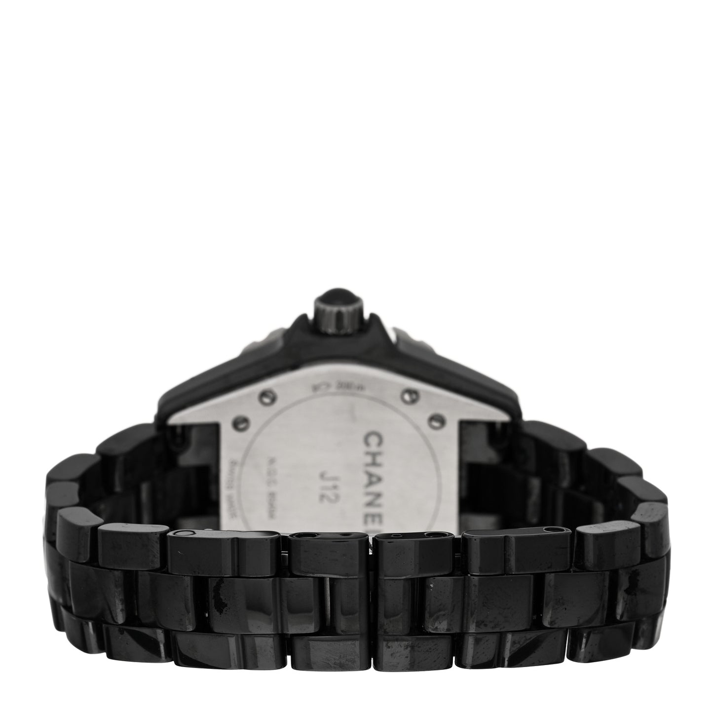 Stainless Steel Ceramic 33mm J12 Quartz Watch Black