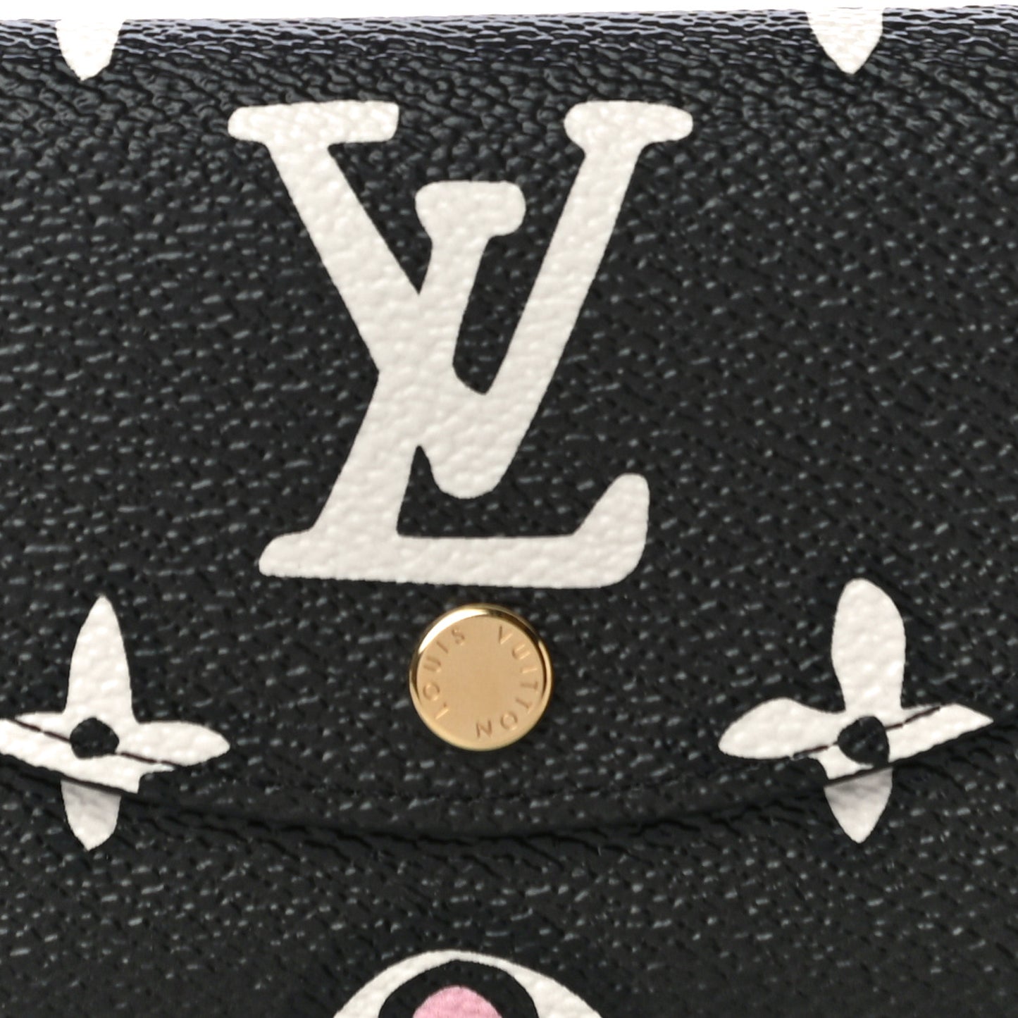 Monogram Giant Wild At Heart Rosalie Coin Purse Black