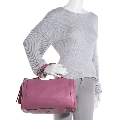 Gucci Pebbled Calfskin Medium Soho Boston Fresia Rose 2 of 7