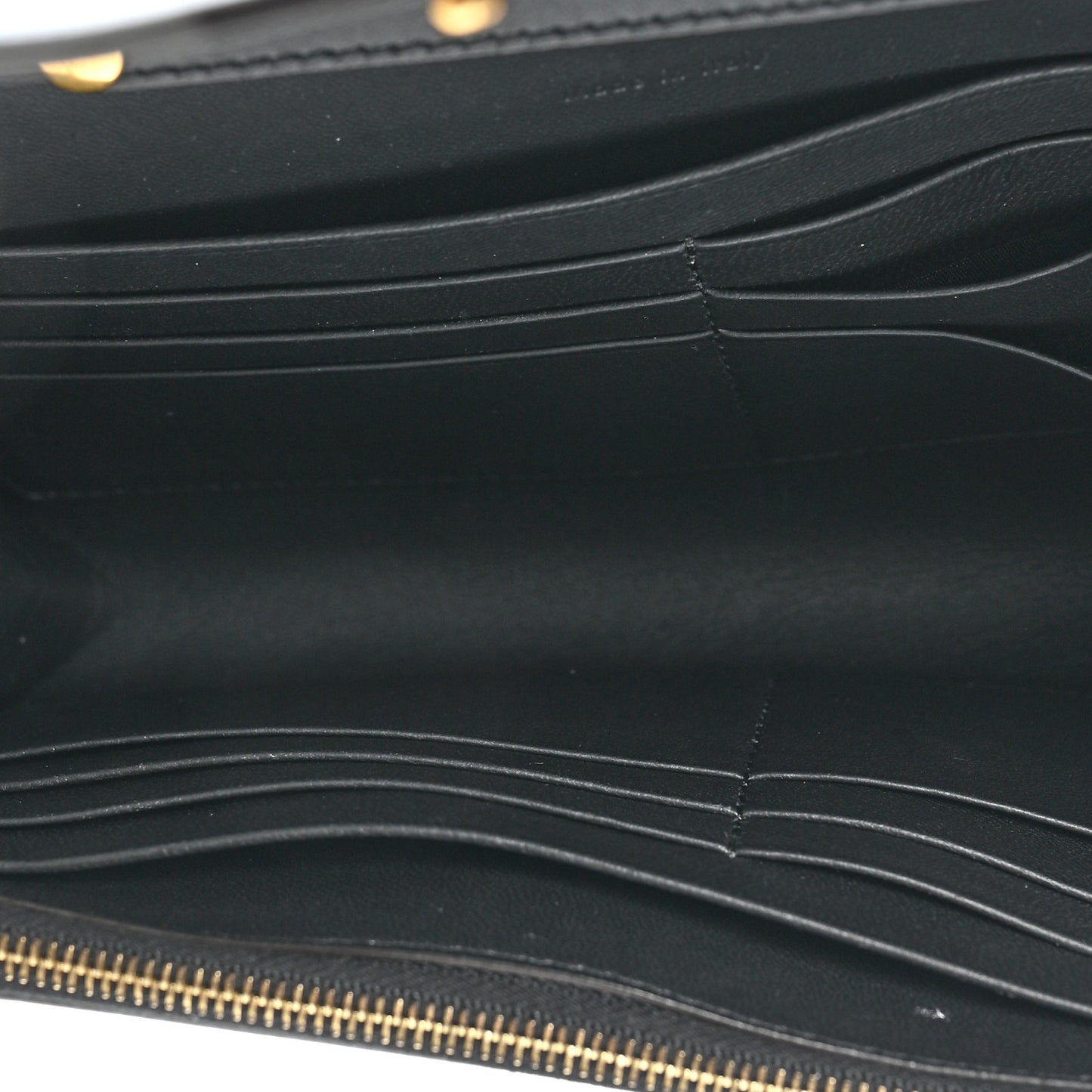 Shiny Calfskin Large Pocket Flap On Chain Sea