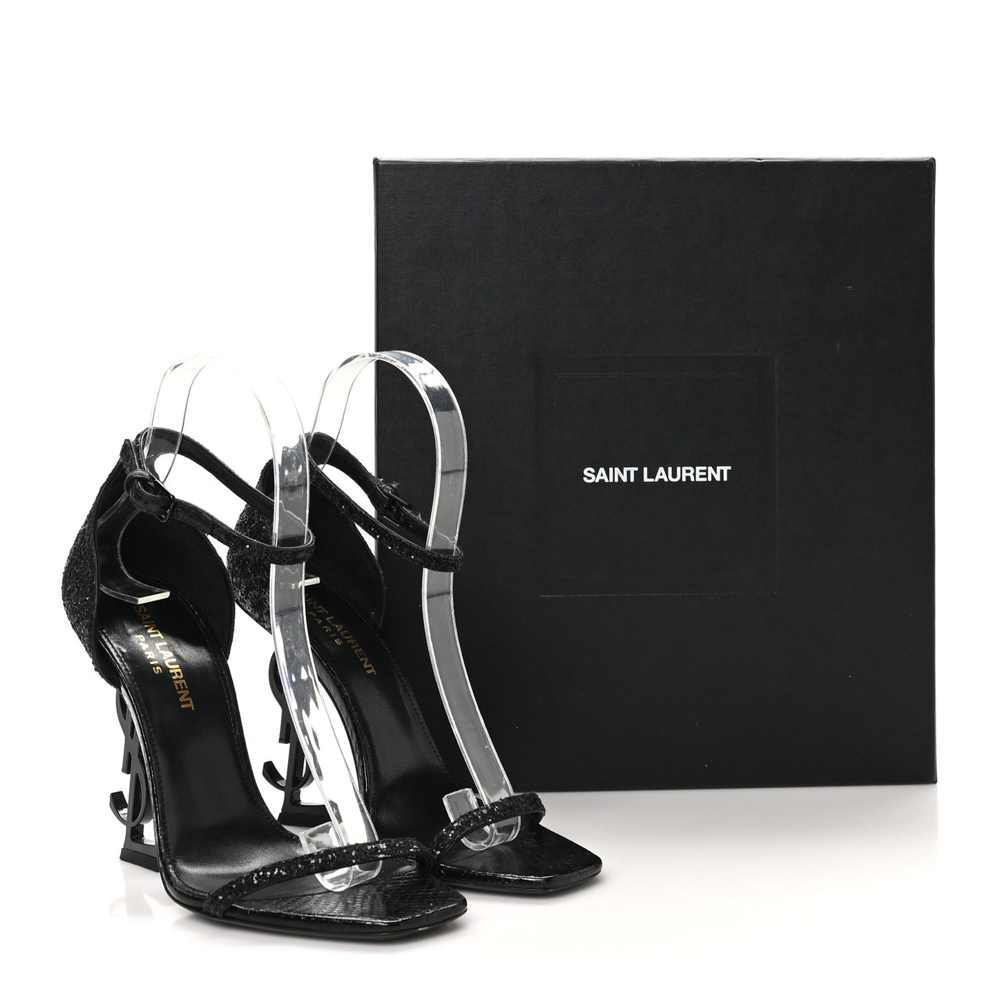 Glitter Opyum 110 Sandals 36.5 Black