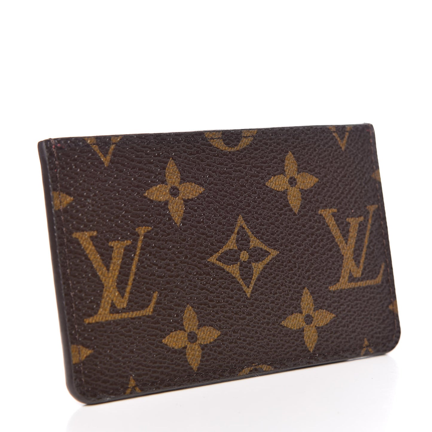 Calfskin Monogram Kimono Tote Card Holder Cherry