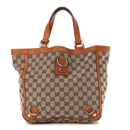 Gucci Monogram Small Abbey Tote Brown 1 of 14