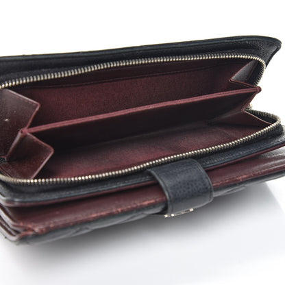 Chanel Caviar Quilted CC French Wallet Black 5 of 14