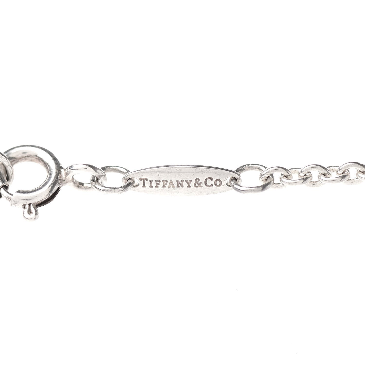 Tiffany Sterling Silver Pink Pearl 9-9.5mm Elsa Peretti Open Heart Lariat Necklace 4 of 7