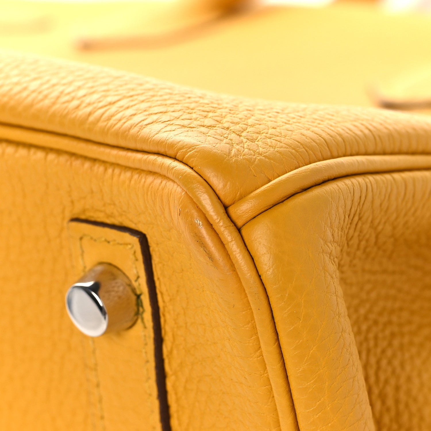 Hermes Togo BIRKIN 30 Jaune Ambre 12 of 12
