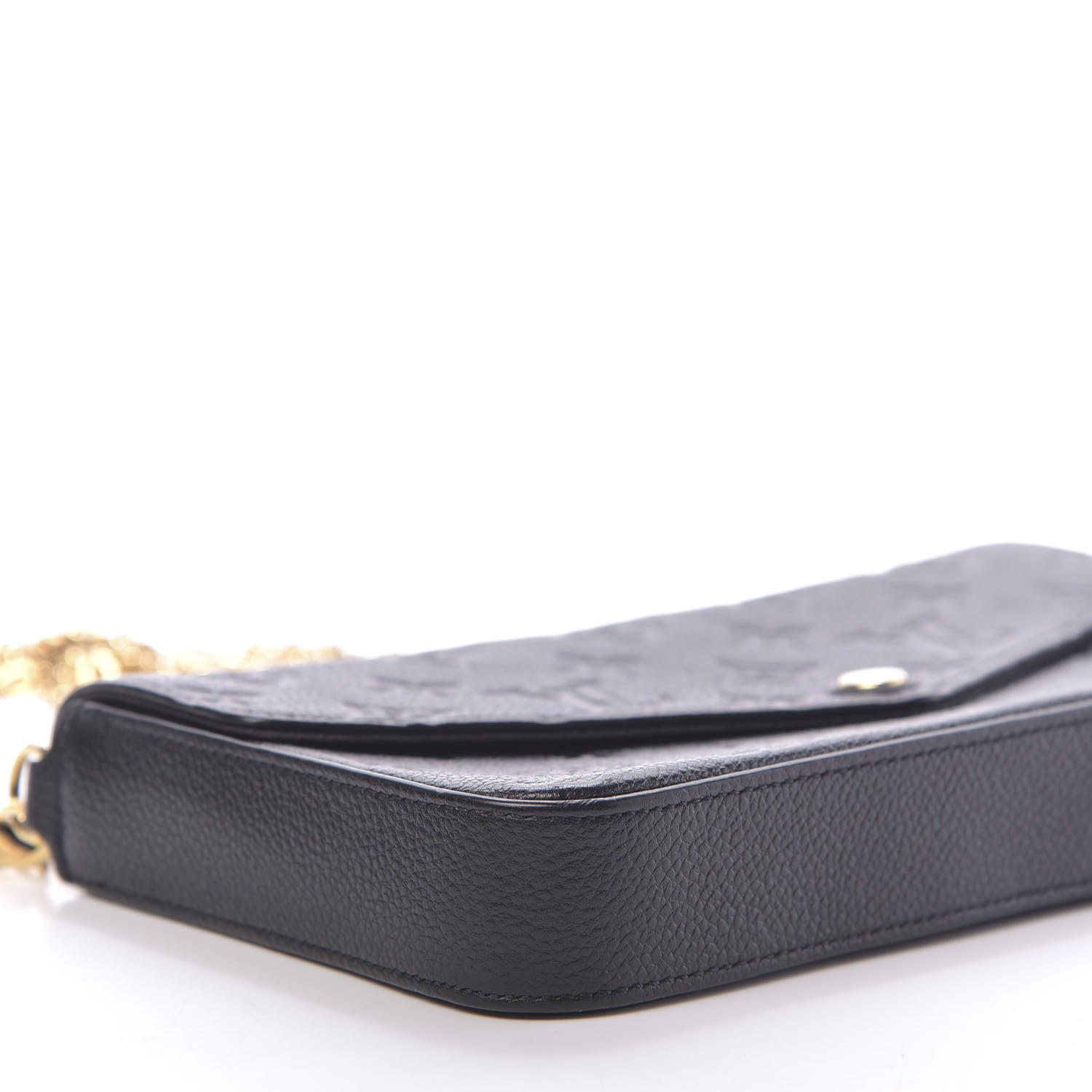 Louis Vuitton Empreinte Pochette Felicie Chain Wallet Black 6 of 9