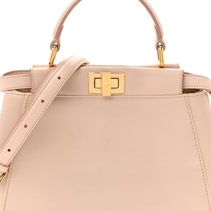 Fendi Nappa Mini Peekaboo Iconic Satchel Rosa Plaster 9 of 17