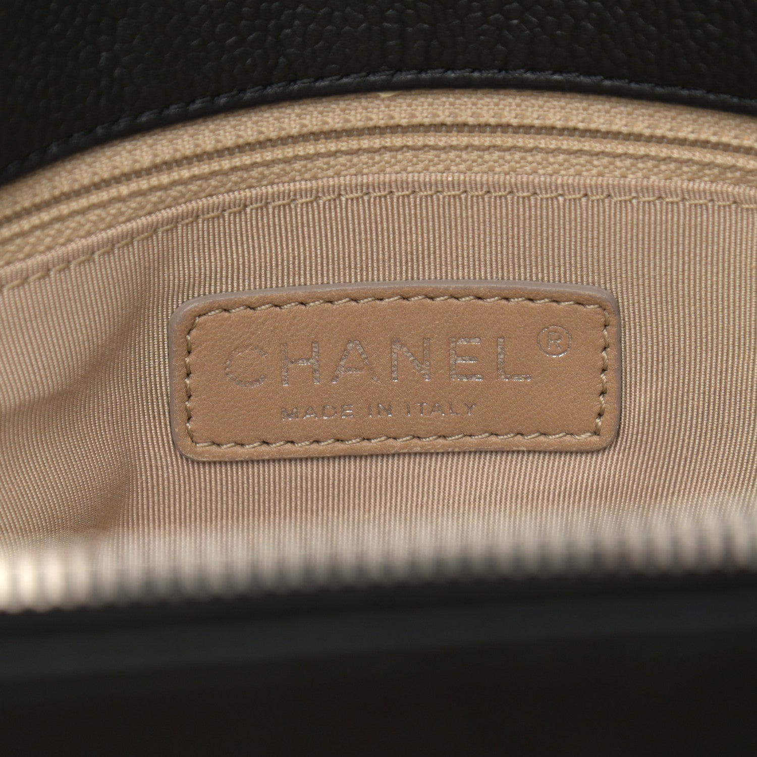Chanel Caviar Quilted CC Timeless Soft Tote Black 5 of 11