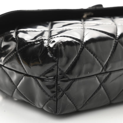Chanel Vinyl Quilted In the Business Flap Bag Black 9 of 19
