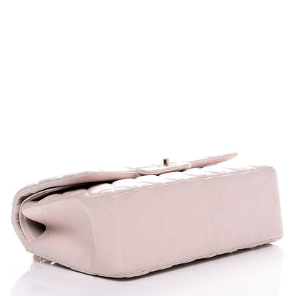 Chanel Lambskin Quilted Jumbo Double Flap Light Beige 5 of 12