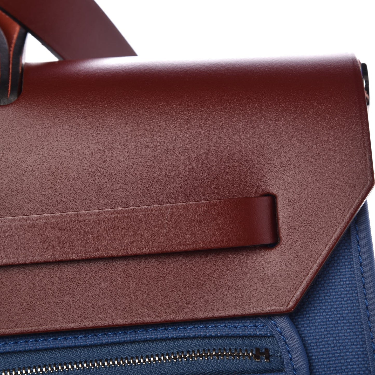Toile Vache Hunter Herbag Zip 39 MM Bleu Orage Rouge H
